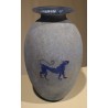 Vase balustre Scavo Lion de Murano