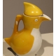 Pichet "Pingouin" jaune en porcelaine