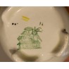 Pichet \"Pingouin\" jaune en porcelaine