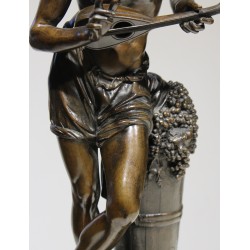 Bronze \"Vendangeur\" signé DURET