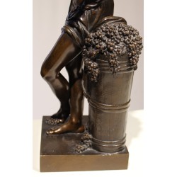 Bronze \"Vendangeur\" signé DURET