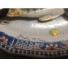 Assiette ovale \"Poissons\" en faïence
