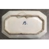 Assiette rectangulaire \"Homards\" en faïence