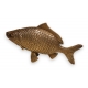Poisson Carpe en argent, yeux en verre