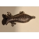 Flacon Poisson en argent