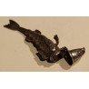 Poisson articulé en argent