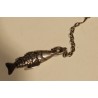 Poisson articulé en argent