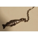 Poisson articulé en argent