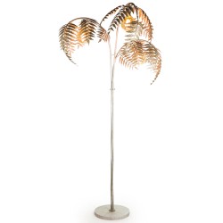 Lampe Palmier en métal doré
