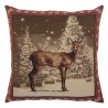 "Deer in the Snow" cushion at Moinat SA – Antiques and home décor