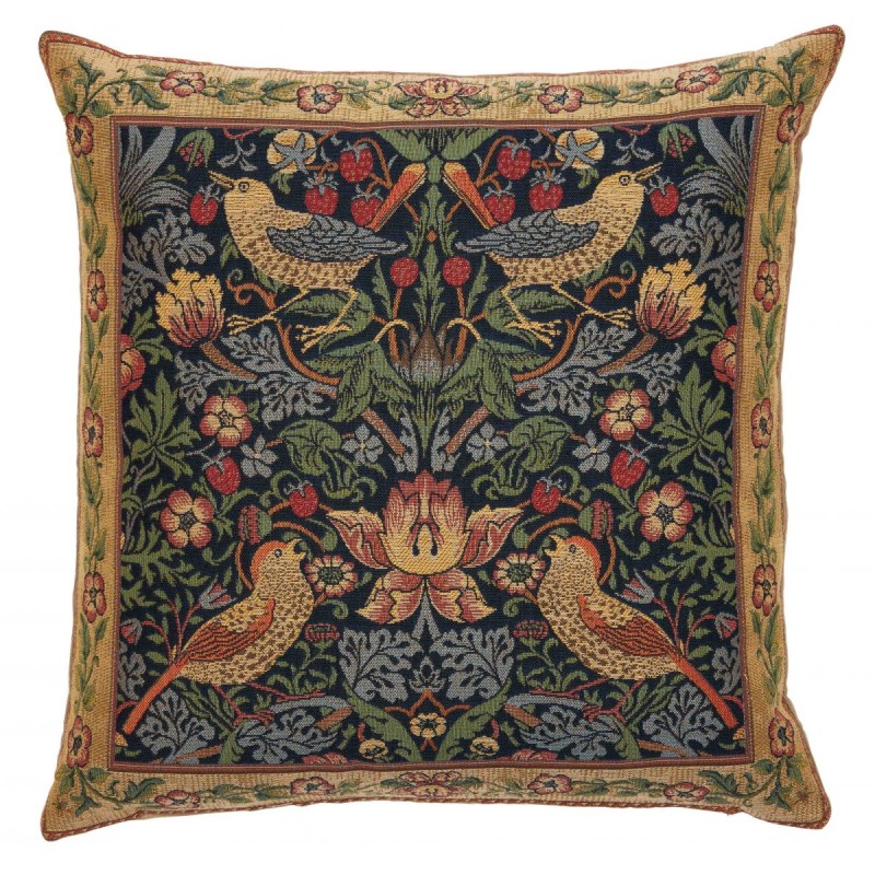 "Strawberry Thief" cushion