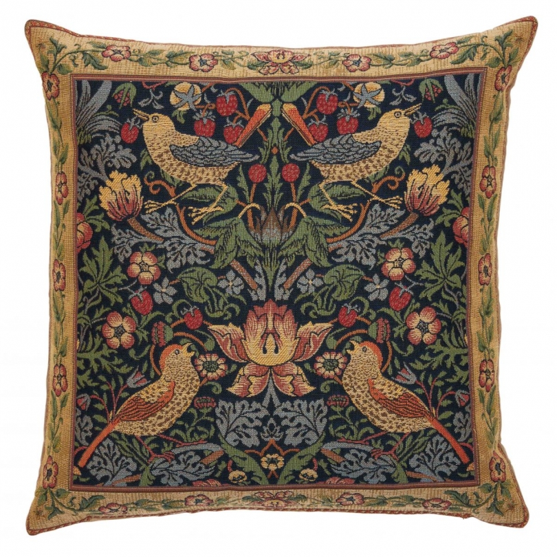 Coussin "Strawberry thief"