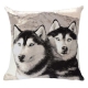 Coussin "Huskies"