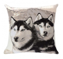 Coussin "Huskies"