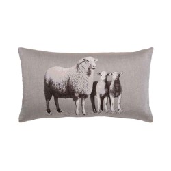 Coussin \"Mouton et agneaux\" Large