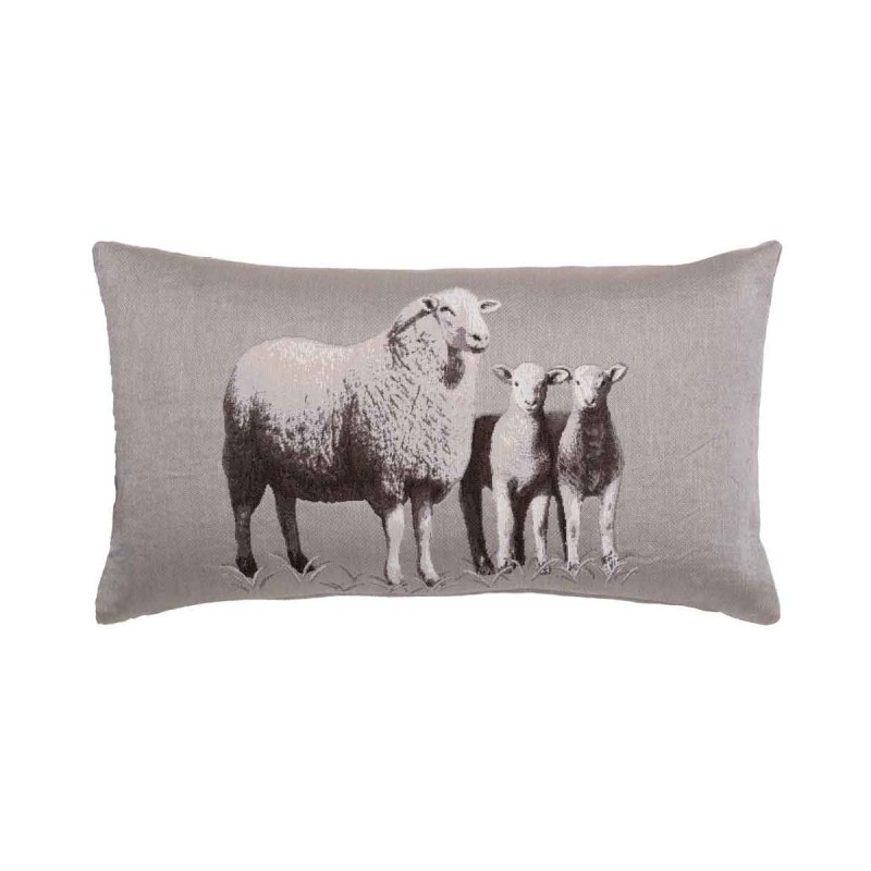 'Sheep and Lambs' Cushion – Large