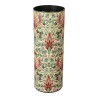 Round tapestry umbrella stand, ‘Red Flowers’ design