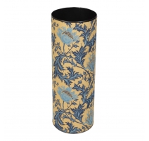 Porte parapluie rond en tapisserie "Anemone Bleue"