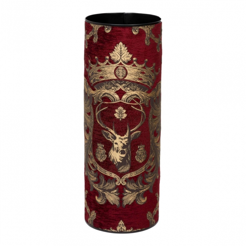 Porte parapluie rond en tapisserie "Regal stag"