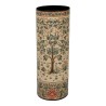 Round tapestry umbrella stand featuring the ‘Tree of Life’ design