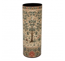 Porte parapluie rond en tapisserie "Arbre de vie"