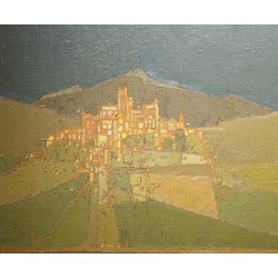 Tableau \"Casentino\" signé A FREYMOND 81