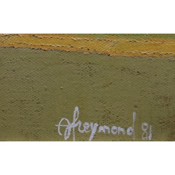 Tableau \"Casentino\" signé A FREYMOND 81