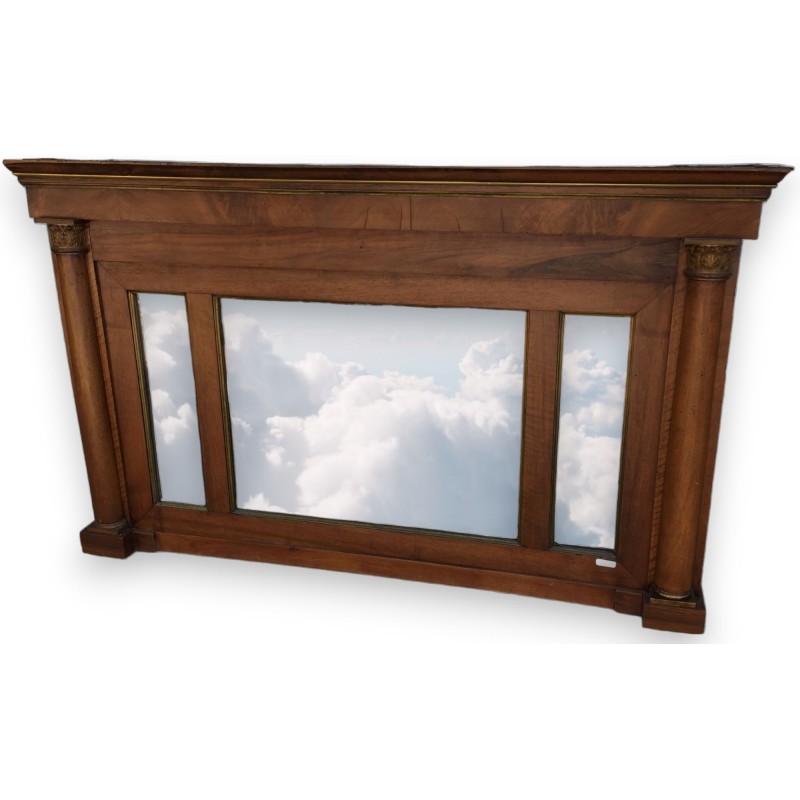  Miroir Empire à colonnes. sur  Moinat SA  - Antiquités décoration