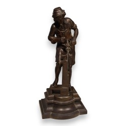 Bronze \"Forgeron d\'épées\" signé A. ESPIE