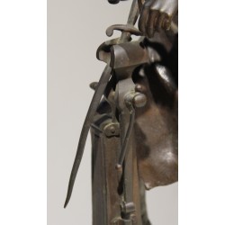 Bronze \"Forgeron d\'épées\" signé A. ESPIE