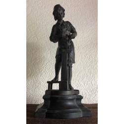 Bronze \"Forgeron d\'épées\" signé A. ESPIE