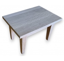 Tabouret de pied rectangulaire en chêne