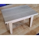 Tabouret de pied rectangulaire en chêne