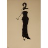 Paire de dessins "Silhouettes" EK 2007