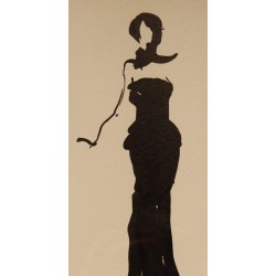 Paire de dessins "Silhouettes" EK 2007