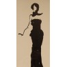Paire de dessins "Silhouettes" EK 2007