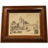 Engraving entitled ‘Bridge’, signed K. HAUGER, 1827