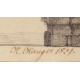 Gravure "Pont" signée K. HAUGER 1827