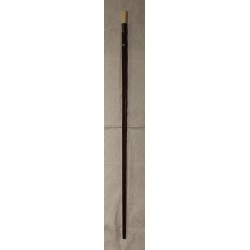 Canne carrée en bois et ivoire