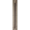 Canne carrée en bois et ivoire