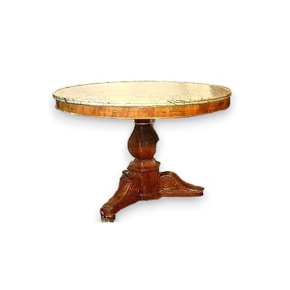 Restoration round occasional table