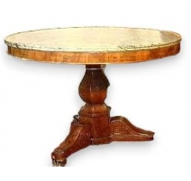 Restoration round occasional table
