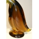Canard en verre "Harmony" vert et jaune
