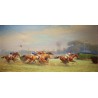 Tableau \"Grand Prix de Paris\" signé Eug. PECHAUBES