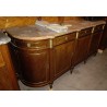 Louis XVI-style sideboard with a beige marble top
