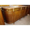 Louis XVI-style sideboard with a beige marble top