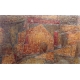 Tableau "Maison des vignes" signé A FREYMOND 57