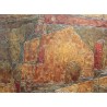 Tableau \"Maison des vignes\" signé A FREYMOND 57