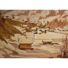 Tableau \"Village de montagnes\" par PLATTNER