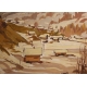 Tableau "Village de montagnes" par PLATTNER